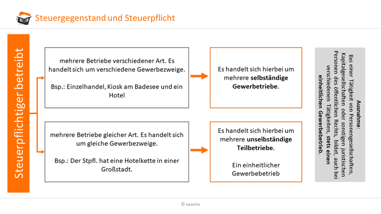 Steuergegenstand und Steuerpflicht